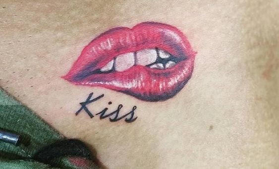 Tatuajes De Besos Significado Im Genes